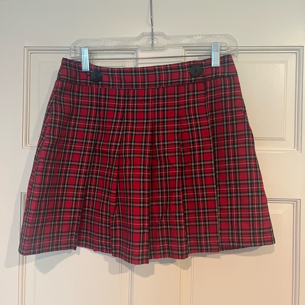 Plaid Mini Skirt